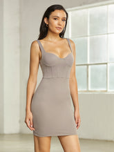 Diamond Plunge Corset Dress